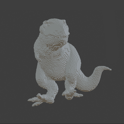 1.png PIXEL T-Rex ART 3D MODEL FOR PRINT