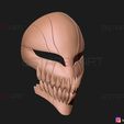 14.jpg Hollow Mask - Kurosaki Ichigo - Bleach 3D print model