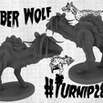 Tuber_Wolfpng.png Wargaming Miniatures - Tuber Wolf and Giant Mushroom