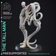 tall-man-2.jpg Slender man - Cryptid - PRESUPPORTED - 32mm Scale - Slenderman D&D Style