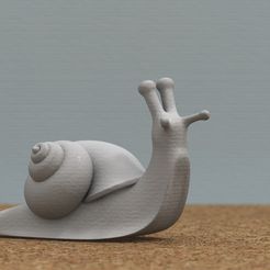 snail_01.jpg Archivo STL caracol・Objeto para impresora 3D para descargar