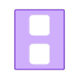 Hue_BuschReflex_2on2_HH_VV_Rev4.stl Philips Hue dimmer adapter Busch Jaeger