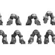 e1091d0097bcbdc9962367f362a365bb_display_large.jpg 11 pairs of power armour legs - 28mm heroic