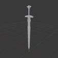(SS) 1. Perspective View.jpg STL file Steel Sword Deco・3D printable design to download