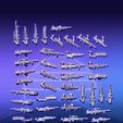 postapoweaponsbasic.jpg Scandalously Huge Postapocalypse Scavenger Force Builder! (10 minis - 256 bits)