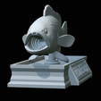 White-grouper-open-mouth-statue-42.png fish white grouper / Epinephelus aeneus open mouth statue detailed texture for 3d printing