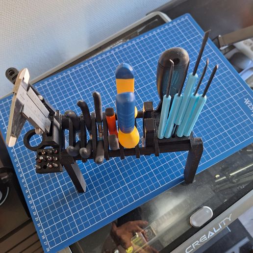🧰 Hobby tool rack・ STL File for 3D printing・Cults