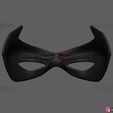 07.jpg Robin Eyes Mask - DC comics Mask - Halloween Cosplay 3D print model