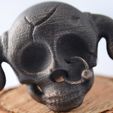 SkullRing1.jpg Free STL file Nasty Skull Ring・3D printable model to download