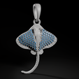 6.png Modelo de impressão 3D do pingente Stingray