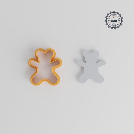 product_1232-02_overview.jpg Bear Toy Shape Cutter Set, 18 Piece Cookie, Fondant & Clay Mold, Multiple Sizes