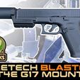 1-G17-Blaster-mount.jpg Acetech BLaster 43cal Umarex T4E Umarex T4E Glock G17 gen5 43cal tracer mount