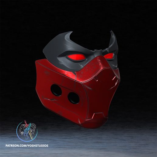 📁 Red Hood Outlaw Mask 3D Print File STL・ STL File for 3D printing・Cults