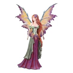 Summer-Fairy-Queen-With-Flower-Adornment-Figurine.jpg Fichier OBJ Reine des fées de l'été・Design imprimable en 3D à télécharger