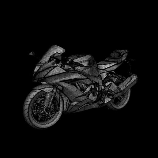 今話題のアイテムを 🥷 Printing for Ready 2013-2018 636 ZX-6R Ninja Kawasaki ネイルパーツ