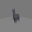 LAMA1.png Lama - Low Poly - Decor