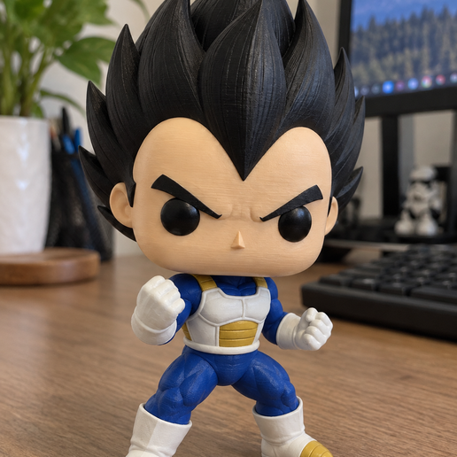 Vegeta Chibi Battle Pose – Anime Collectible Figure
