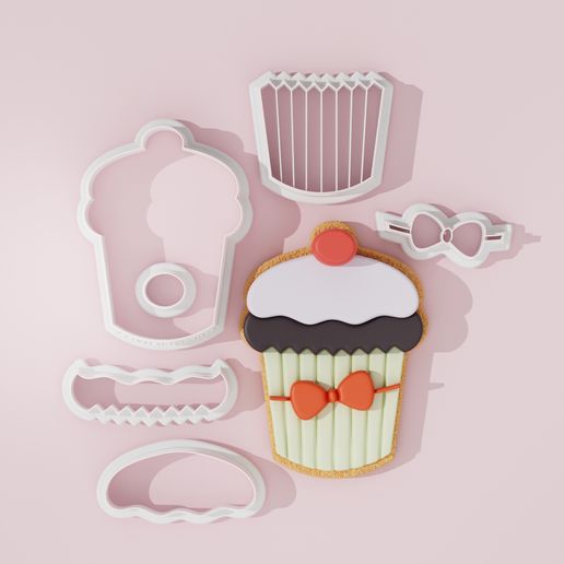 Cupcake.jpg Cupcake Cookie Cutter #1