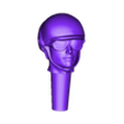 HEAD 18.stl Vintage Car Driver Pilot