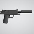 PC7.JPG Pistol Core Collection 1:12 Action Figure Handgun Accessories Includes 8 handguns