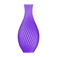 Elegant-swirl-vase-B211-by-Slimprint.stl Elegant Swirl vase, Vase Mode | Slimprint