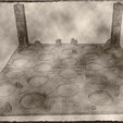 04.jpg Cemetary Miniatures Trays 25mm 32mm 40mm- Graveyard Themed Set for Dungeons and Dragons, Warhammer of Tabletop fantasy games.