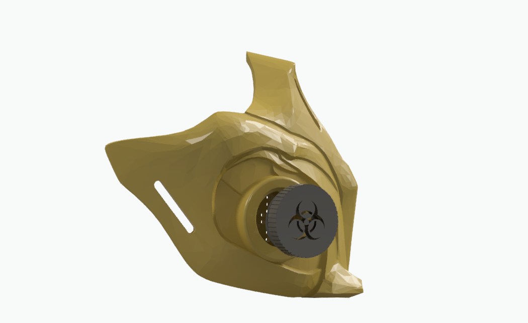 3.PNG Archivo STL cubre boca Scorpion MK 11 con filtros intercambiables・Diseño imprimible en 3D para descargar, Geralp
