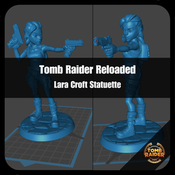 redone-lara-thumbnail.png Tomb Raider - Lara Croft Model - 3D print file - Gaming Collectible