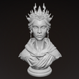 Kaelira-Frostwhisper.png Buste de Kaelira Frostwhisper impression 3D