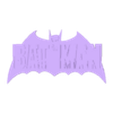 BATMAN COMIC Logo Display by MANIACMANCAVE3D.stl BATMAN COMIC Logo Display by MANIACMANCAVE3D
