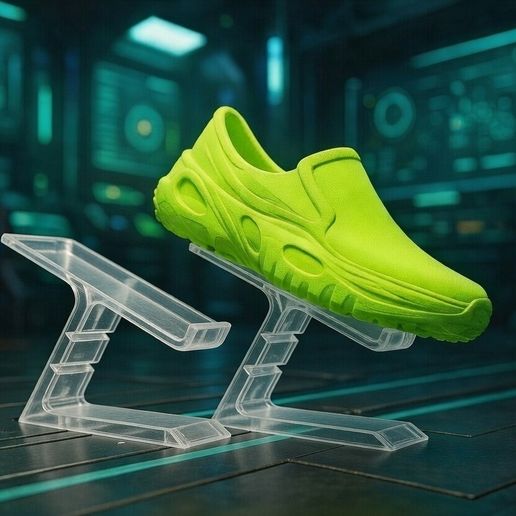 3D Printable Sneaker Display Holder - Modern Design