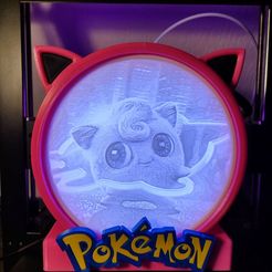 photo_5456357475843427304_y.jpg STL-Datei Pokemon Pummeluff Lampe・3D-druckbares Modell zum Herunterladen