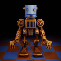 2.jpg STL-Datei Roboter Panhead herunterladen • 3D-druckbares Modell, AlexStormND