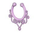 fem-jewel-32-low-91.png fake nose hook FAKE NIPPLE PIERCING Female male Non-Piercing Body Jewellery Bondage Weight femJ-32 3d print cnc