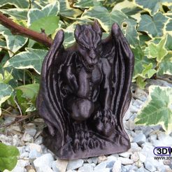 GargoyleFF2.jpg STL file Gargoyle Sculpture (Statue 3D Scan)・3D print model to download