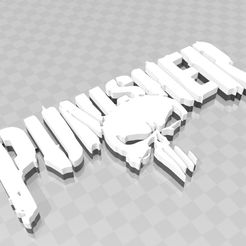 2.jpg Archivo STL El logo de Punisher・Modelo imprimible en 3D para descargar