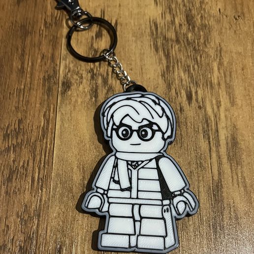 Harry Potter inspired keychain