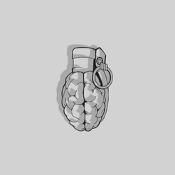 Brain-Granade.png Brain Pomegranate Decoration - 2D Art