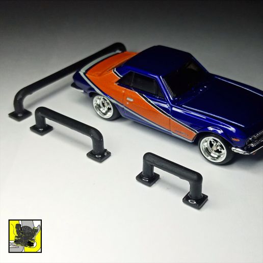 1/64 Diorama's - Parking Wheels Stopper 3D model