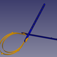 2020-04-30_10_07_26-FreeCAD.png Flexible TPU strap for clones of Prusa RC1 RC2 and RC3 face shield - adjusted strap hook geometry