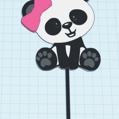 panda.png Cake Topper Panda