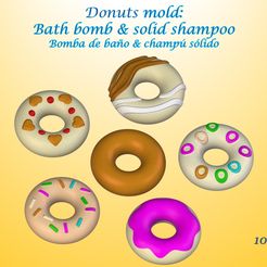 donutIMG1.jpg donut mold: BATH BOMB, SOLID SHAMPOO / BOMB BATH, SOLID SHAMPOO