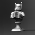 BB02.png Galaxy Hunter Bust Fan Art 3D print model