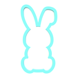 Bunny-1.png Cute Easter Bunny Cookie Cutter | Multi Cutter | STL File
