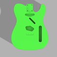 green.png Standard Fender Telecaster Body