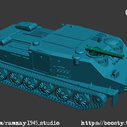 OT-62B Czechoslovak coldwar APC 1:100