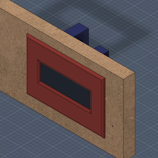LCD 2004 I2C Mounting panel