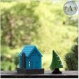 PIP-HOUSE-002.jpg Print in place Foldable mini House with wiggling Fir!