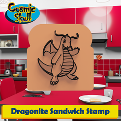 149-Dragonite-Sandwich-Stamp.png STL-Datei Dragonite Sandwich Stempel・Design für 3D-Drucker zum herunterladen