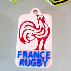 Photo-porte-clef-France-Rugby.jpg Fichier STL Porte clef France Rugby・Modèle pour impression 3D à télécharger, moijacq